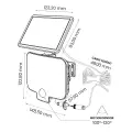 Naświetlacz Solarny Alex 600lm 4000K IP44 EKO2507 Eko-Light