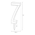 Lampka Solarna Zorro 3000K IP44 EKO2521 Eko-Light