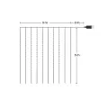 Kurtyna Okienna Girlanda Mery 300 LED USB Kolorowa EKG2682 Eko-Light