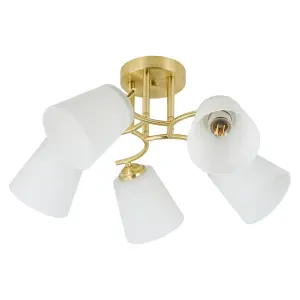 Lampa sufitowa PAFOS GOLD 5xE27 ML2766 Milagro