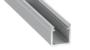 Profil aluminiowy srebrny typ Y 2m + klosz mleczny EKPR0118 Eko-Light