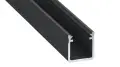 Profil aluminiowy czarny typ Y 1m + klosz mleczny EKPR6336 Eko-Light
