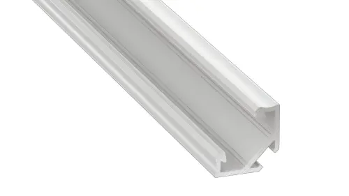 Profil aluminiowy narożny biały typ C 1m + klosz mleczny EKPR9320 Eko-Light