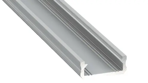 Profil aluminiowy srebrny typ D 1m + klosz mleczny EKPR6474 Eko-Light