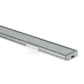 Profil aluminiowy srebrny typ D 1m + klosz mleczny EKPR6474 Eko-Light