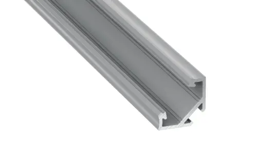 Profil aluminiowy narożny srebrny typ C 1m + klosz mleczny EKPR6511 Eko-Light