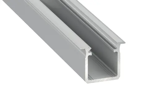 Profil aluminowy srebrny typ G 1m + klosz mleczny EKPR6559 Eko-Light