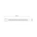 Opaska Zaciskowa 3.6x200mm Czarny - 100szt EK8581 Eko-Light
