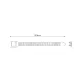 Opaska Zaciskowa 3.6x280mm Czarny - 100szt EK8582 Eko-Light