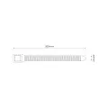 Opaska Zaciskowa 4.8x200mm Czarny - 100szt EK8583 Eko-Light