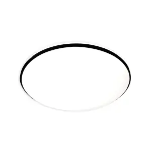 Plafon Hugo 12-18-24W 3CCT IP54 Czarny ML2564 Milagro