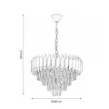 Żyrandol Cristal 7xE14 ML2582 Milagro