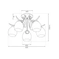 Lampa sufitowa ELLA 5xE27 ML2763 Milagro