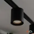 Reflektorek Slim Magnetic Track Czarny tube 6W LED Tuya CCT 48V ML2593 Milagro