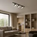 Reflektorek Slim Magnetic Track Czarny 9W LED Tuya CCT 48V ML2597 Milagro