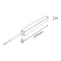 Zasilacz Slim Magnetic Track Czarny 200W 48V ML2603 Milagro