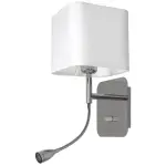 Kinkiet NAPOLI WHITE/CHROME 1xE27 + 1W LED | ML63600 Milagro