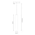 Reflektorek Magnetic Track Pendant Tube 5mm 5W CCT 48V ML2618 Milagro