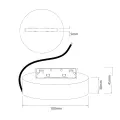 Zasilacz 150W Magnetic Track 5mm CCT 48V ML2622 Milagro