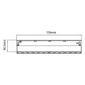 Reflektorek Magnetic Track 10mm 12W CCT 48V ML2643 Milagro