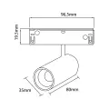 Reflektorek Magnetic Track 10mm 6W CCT 48V ML2645 Milagro