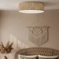 Lampa sufitowa Marshall 3xE27 Ø50cm Biały/Brąz MLP2424 Milagro