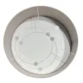 Lampa sufitowa Marshall 3xE27 Ø50cm Biały/Brąz MLP2424 Milagro