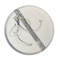 Lampa sufitowa Marshall 3xE27 Ø50cm Biały/Brąz MLP2424 Milagro
