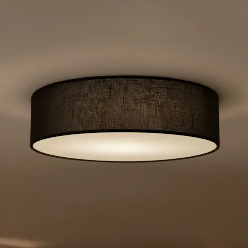 Lampa sufitowa Marshall 3xE27 Ø50cm Biały/Czarny MLP2426 Milagro