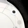 Lampa sufitowa Marshall 3xE27 Ø50cm Biały/Czarny MLP2426 Milagro