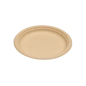 Talerz 18cm opak. 50Szt  brazowyEKOP919  Eko-Light