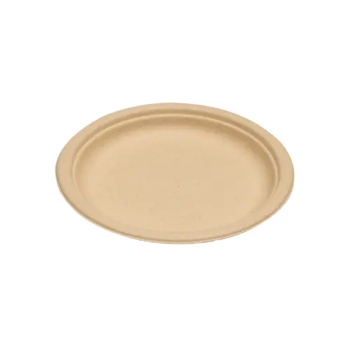 Talerz 18cm opak. 50Szt  brazowyEKOP919  Eko-Light