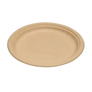 Talerz 26cm opak. 50Szt  brazowyEKOP921  Eko-Light