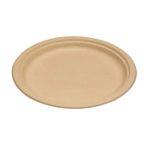 Talerz 26cm opak. 50Szt  brazowyEKOP921  Eko-Light
