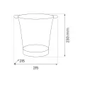 Cooler LED RGB 23cm IP44 EKO1457 Eko-Light