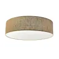 Lampa sufitowa Marshall 3xE27 Ø50cm Biały/Brąz MLP2424 Milagro