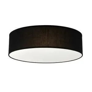 Lampa sufitowa Marshall 3xE27 Ø50cm Biały/Czarny MLP2426 Milagro