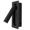 Kinkiet podtynkowy Inn 3W LED 3000K Czarny ML2584 Milagro