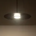 Lampa wisząca PIATTO Czarna 1xGX53 fi 350mm MLP2909 Milagro