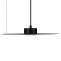 Lampa wisząca PIATTO Czarna 1xGX53 fi 350mm MLP2909 Milagro