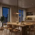 Lampa wisząca PIATTO Taupe 1xGX53 fi 350mm MLP2910 Milagro