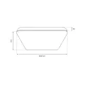 Plafon NEMO CHROME 17W LED ML1659 Milagro