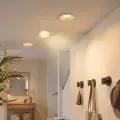 Oczko Sufitowe Okrągłe Ruchome 3/5/7W 3CCT Natynk/Podtynk Biały EKZ2669 Eko-Light