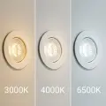 Oczko Sufitowe Okrągłe Ruchome 3/5/7W 3CCT Natynk/Podtynk Biały EKZ2669 Eko-Light