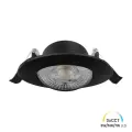 Oczko Sufitowe Okrągłe Ruchome 3/5/7W 3CCT Natynk/Podtynk Czarny EKZ2670 Eko-Light
