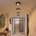 Oczko Sufitowe Okrągłe Ruchome 3/5/7W 3CCT Natynk/Podtynk Czarny EKZ2670 Eko-Light