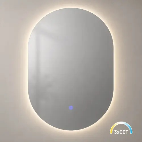 Lustro Belissa 500x700mm 16W LED 3000K-4000K-6000K ML2826 Milagro