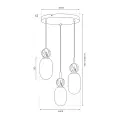 Lampa wisząca Crema (koło) 3xE14 MLP2814 Milagro