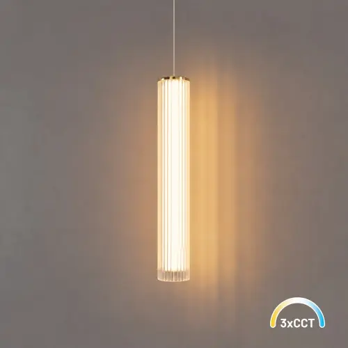 Lampa wisząca Trivia Gold 10W LED CCT IP44 ML2729 Milagro