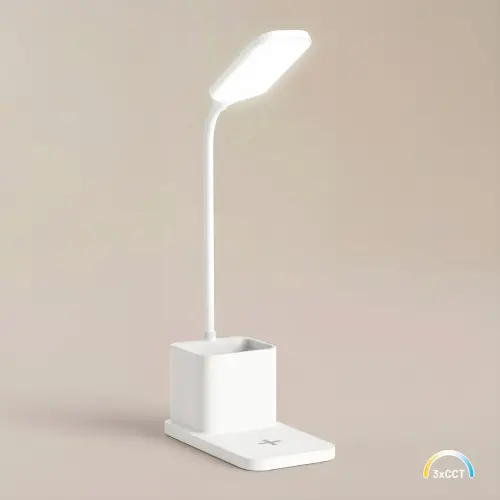 Lampka biurkowa Vade 2W LED Biała ML2921 Milagro